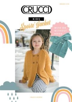 Crucci Pattern Kids Sporte Jacket 2115
