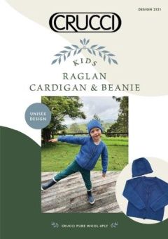 Crucci Pattern - Kids Raglan Cardigan &amp; Beanie