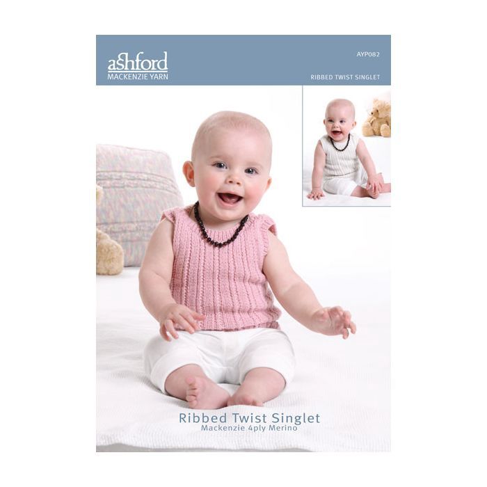 Ashford Pattern - Ribbed Twist Singlet 4ply AYP082