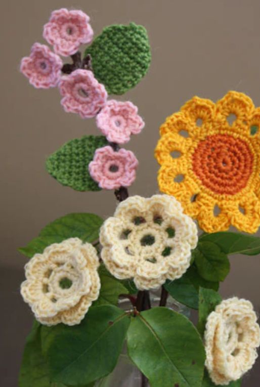 CW Crochet Flowers Pattern P150