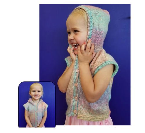 CW Mandala Baby Sleeveless Hoodie P338