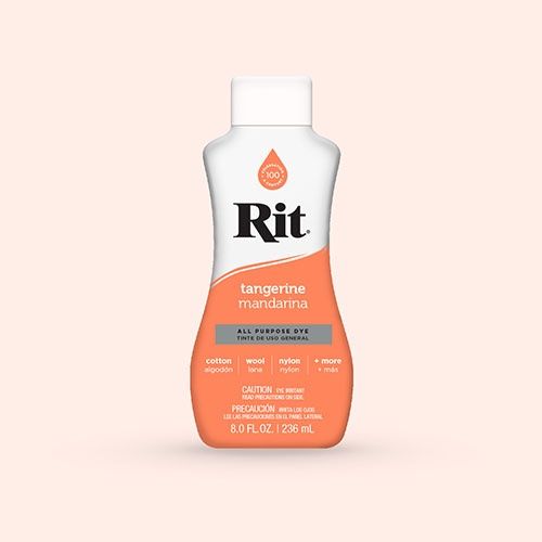 Rit All Purpose Liquid Dye - Colour Tangerine