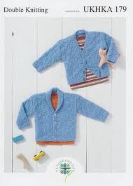 UKHKA Pattern - 179 Childrens Cardigan