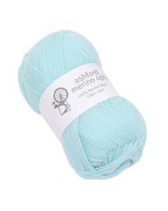 Ashford 809 50g Ball - 100% Merino 4 Ply Superwash Pastel Mint