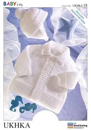 UKHKA Pattern 18 - 4ply Baby Matinee Set
