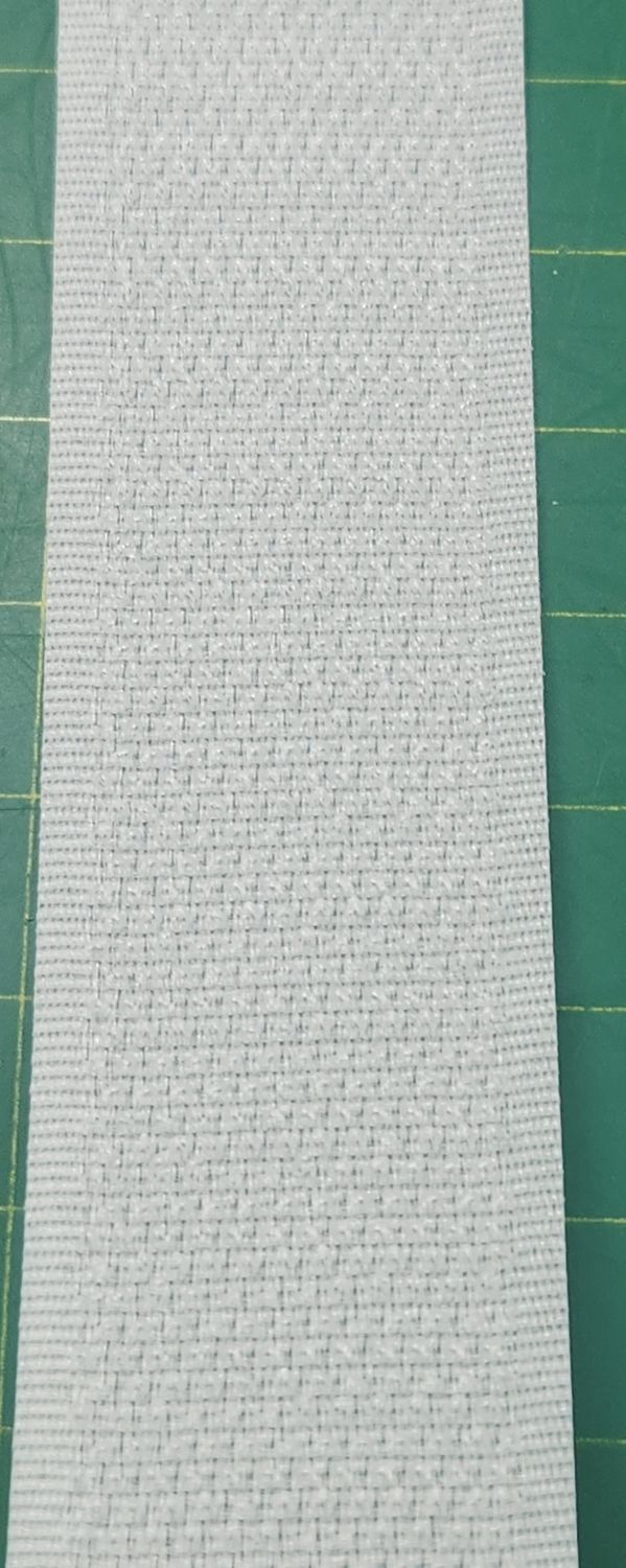 White Velcro Sew on 25mm wide, Price Per Metre