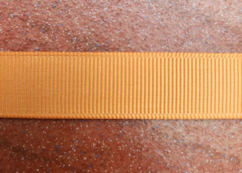 Ginger Grosgrain Ribbon 16mm Width, Price per metre