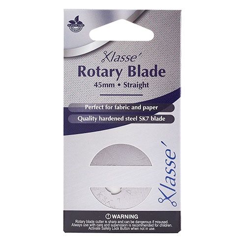 Klasse Rotary Cutter Blade 45mm Straight Refill Pack