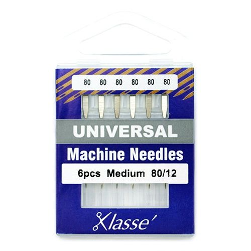 Klasse Machine Needle Universal Size 80/12 x 6pcs