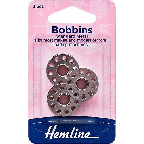 Hemline Bobbins Metal 3pack