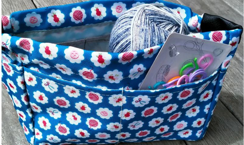 Craft Organiser Blue Bag