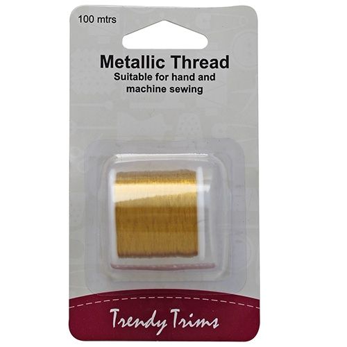 Trendy Trims Metallic Thread Gold