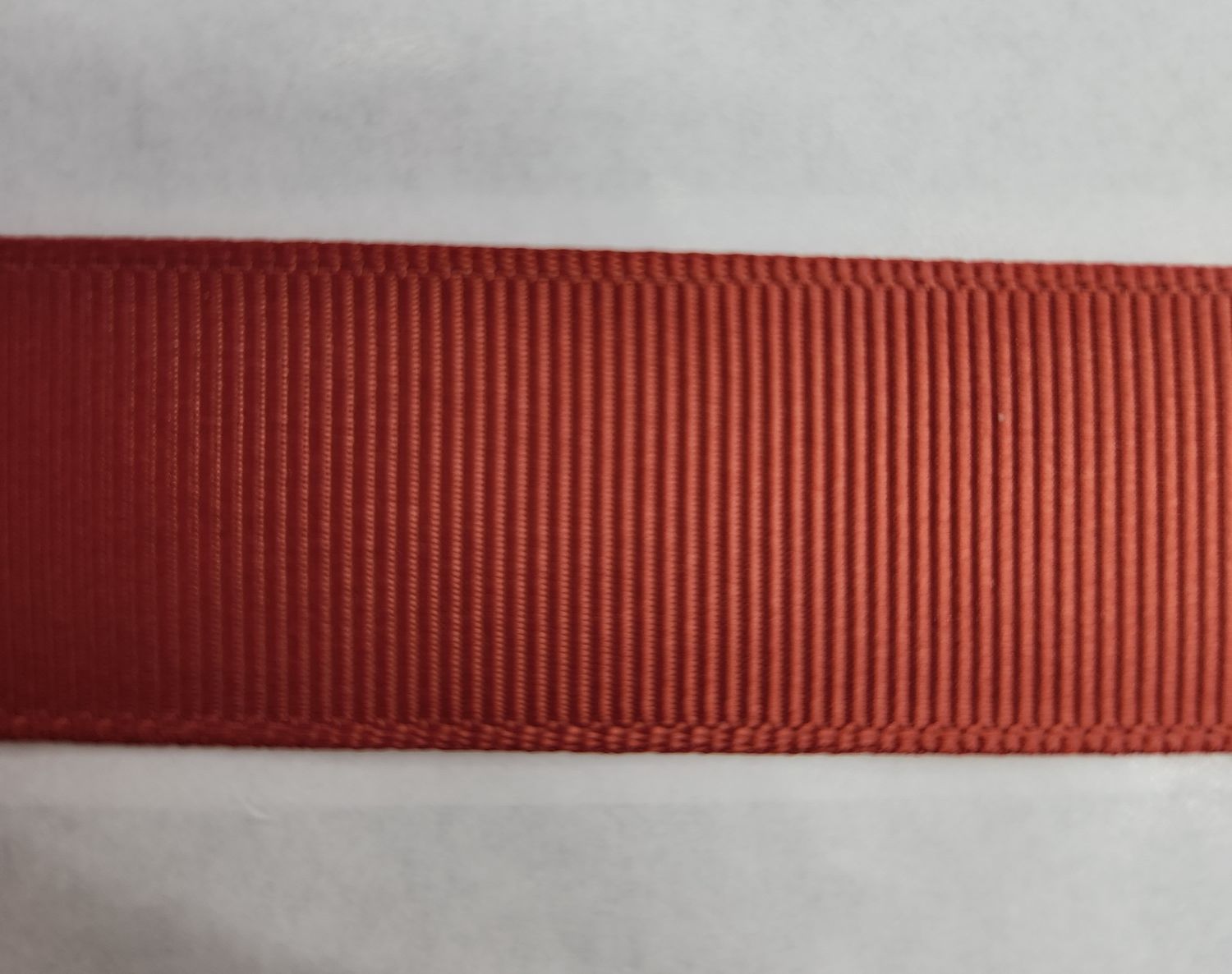 Rust Grosgrain Ribbon 22mm Width, Price per metre