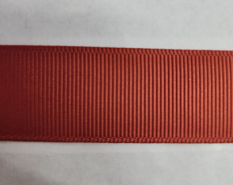 Rust Grosgrain Ribbon 22mm Width, Price per metre