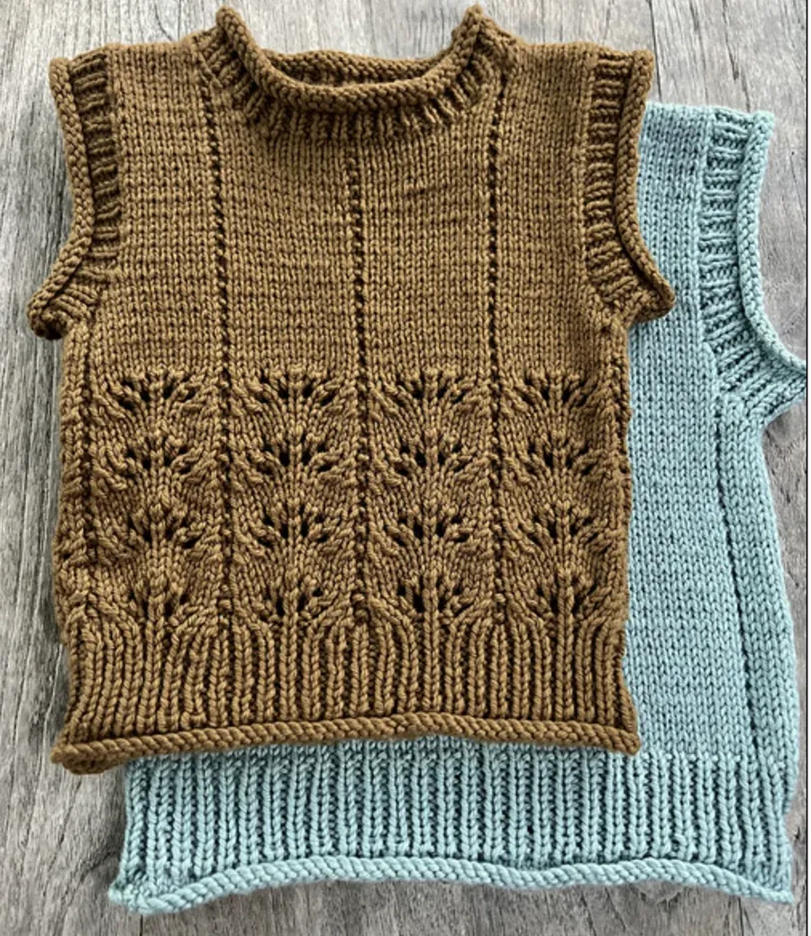 Kiwi Stitch &amp; Knit Co Pattern Billie Vest