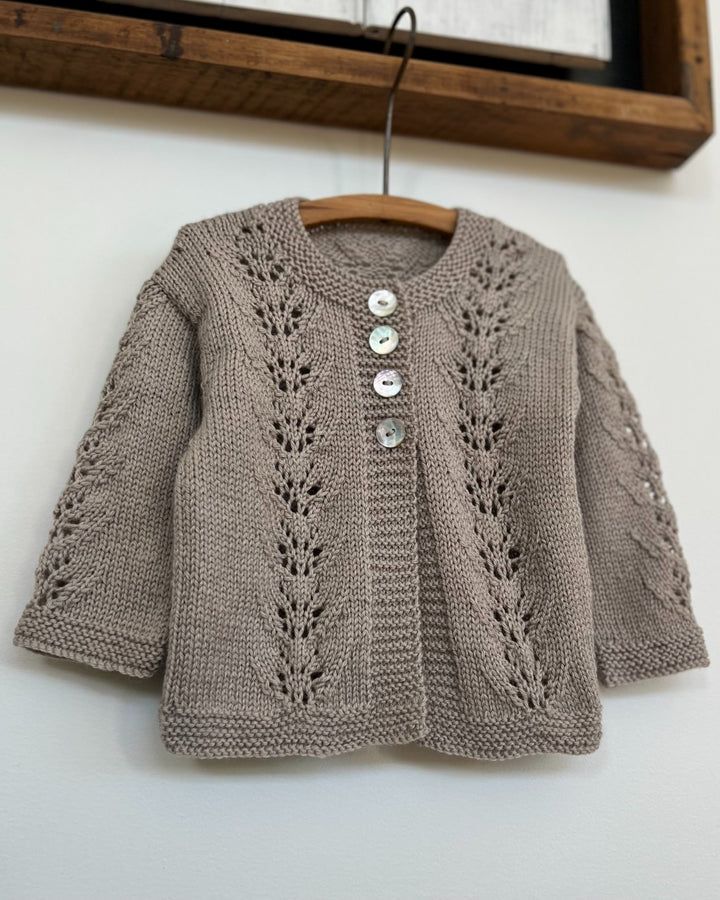 Kiwi Stitch &amp; Knit Abby Petite Cardigan &amp; Hat 4ply Pattern