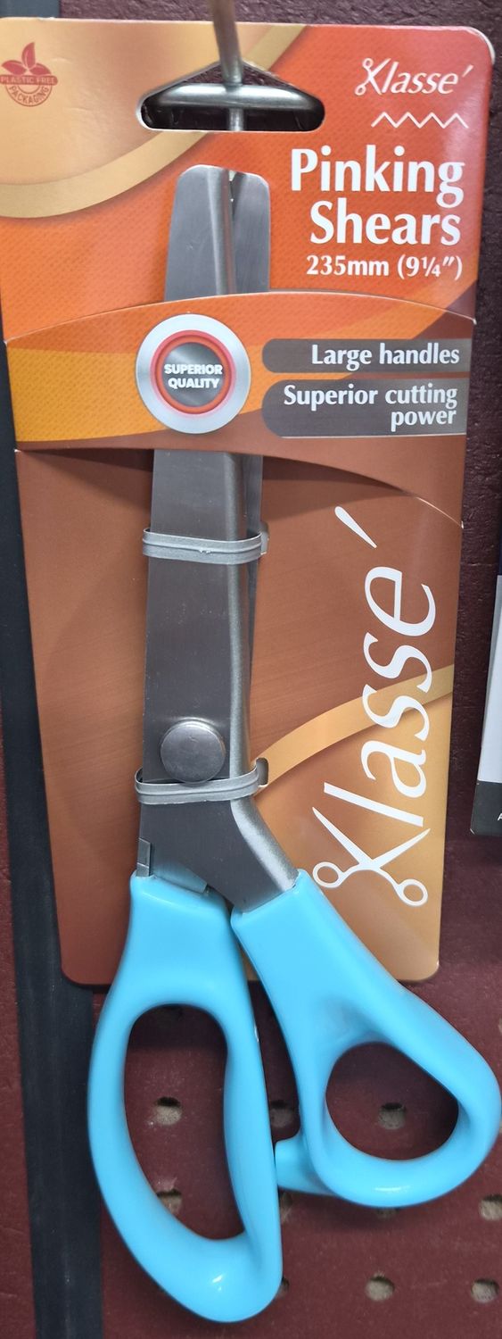 Klasse 9.25" Pinking Shears - Blue
