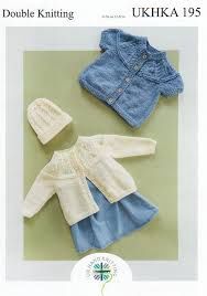UKHKA Pattern - 195 8ply Kids Cardi