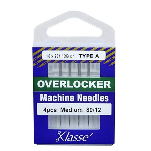 Klasse Overlocker Sewing Needles Type A 80/12