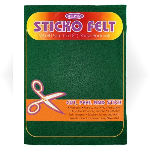 Sticko Felt Roving Green