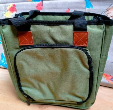 Knitting Storage Bag 26*14*23 Green