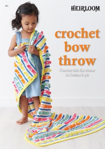 Heirloom Pattern - Crochet Bow Throw