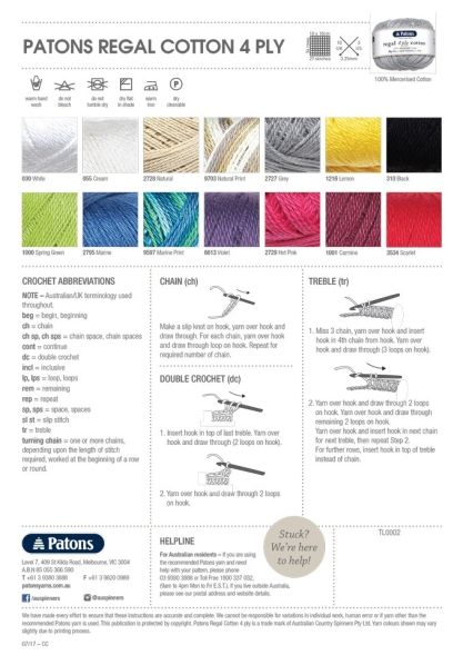 Patons Crochet Pattern Book - Heart Throw