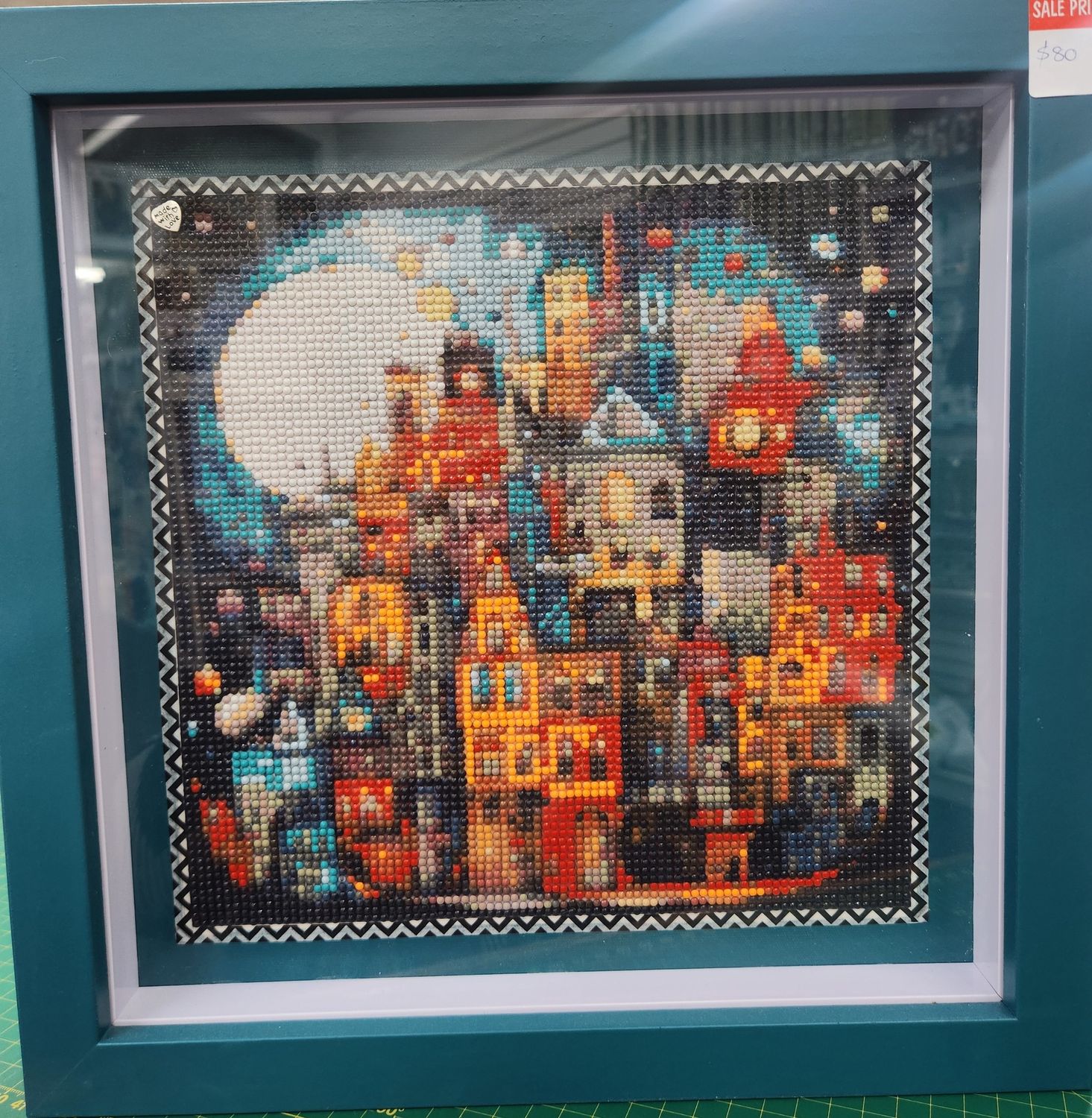 Diamond Art - European Hillside Village