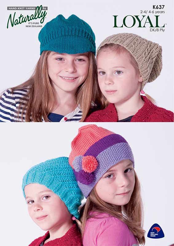 Naturally Loyal Pattern K637 Pattern Hats