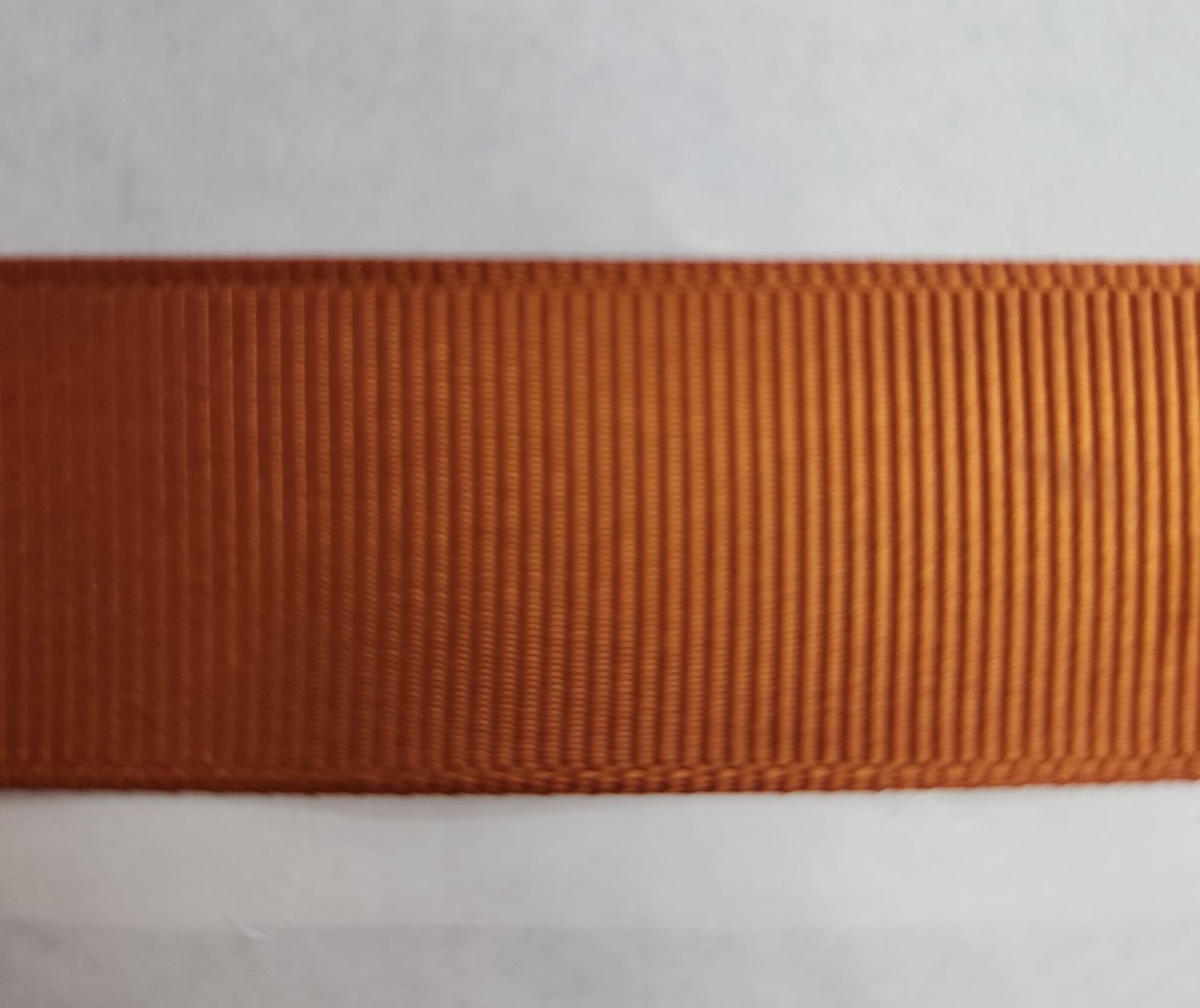 Copper Grosgrain Ribbon 22mm Width, Price per metre