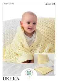 UKHKA Pattern 128 - 8ply DK Blanket &amp; Cushion
