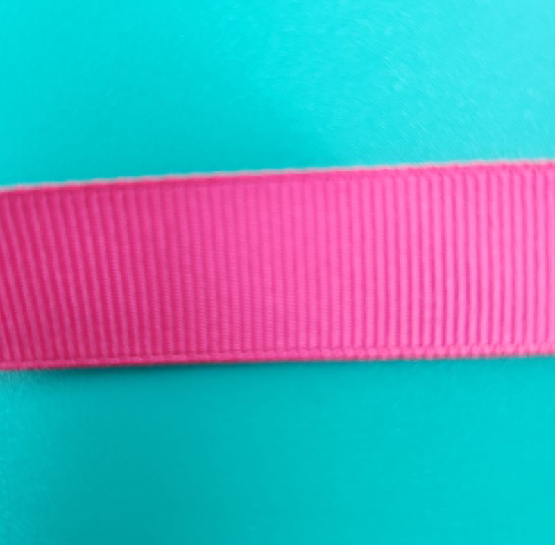 Cerise Grosgrain Ribbon 15mm Width, Price per metre