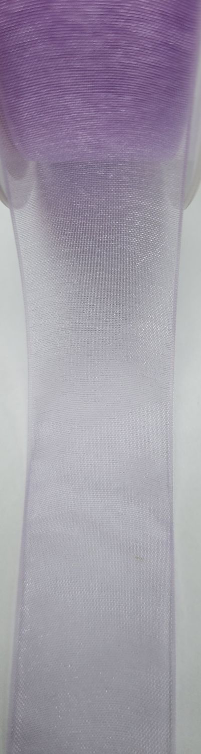 Lilac Organza Ribbon 25mm Width, Price per metre