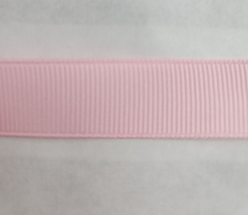 Baby Pink Grosgrain Ribbon 15mm Width, Price per metre