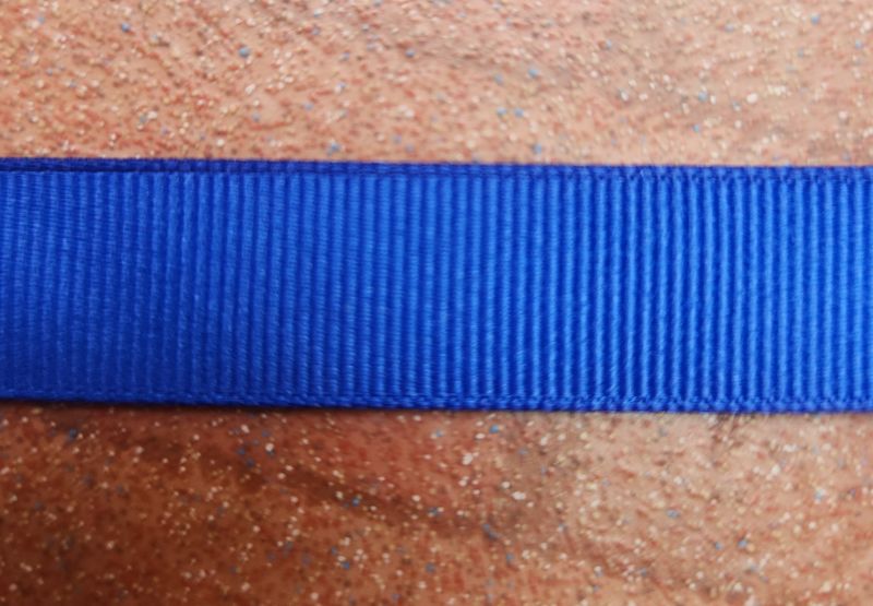 Royal Blue Grosgrain Ribbon 15mm Width, Price per metre