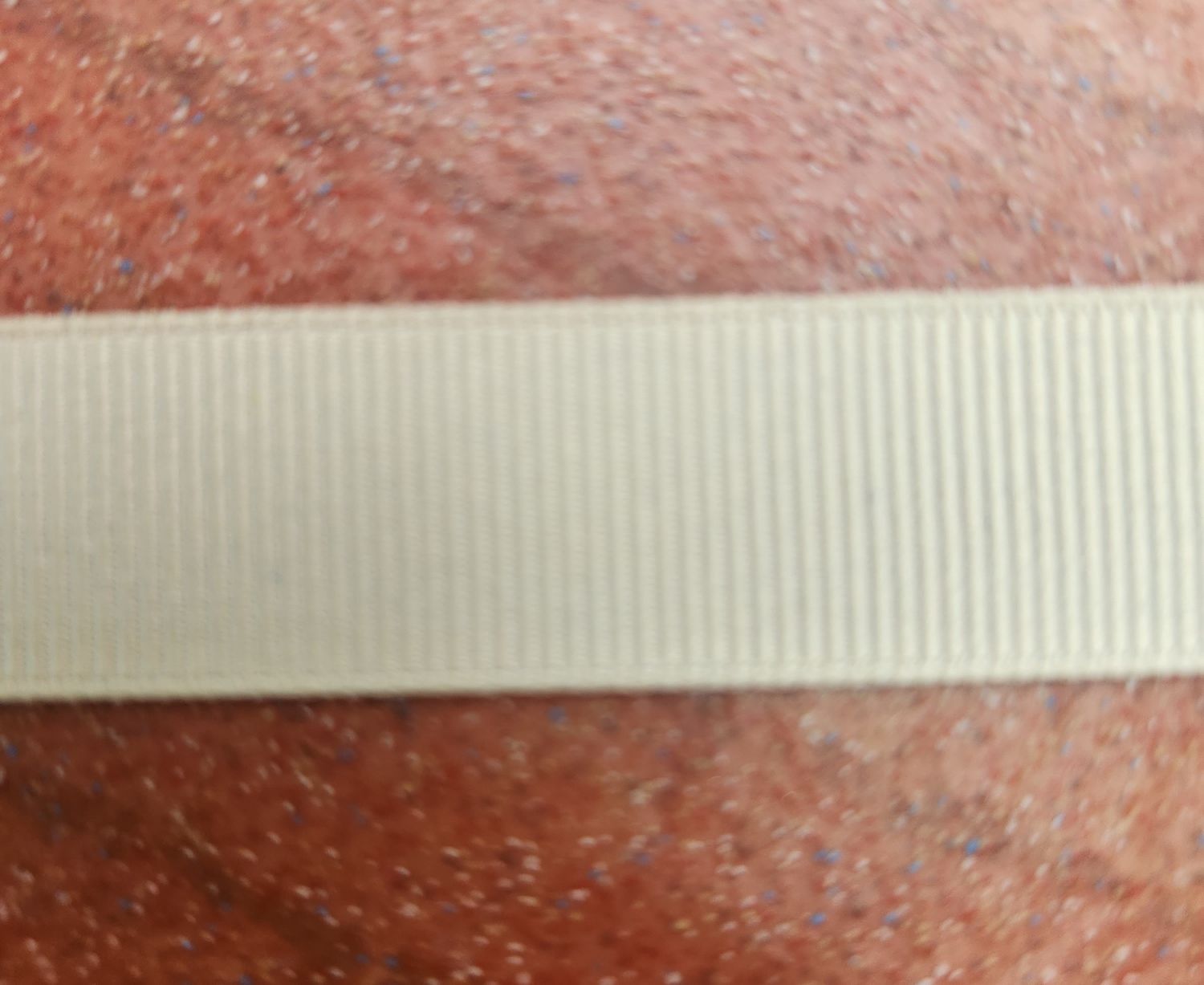 Beige Grosgrain Ribbon 15mm Width, Price per metre