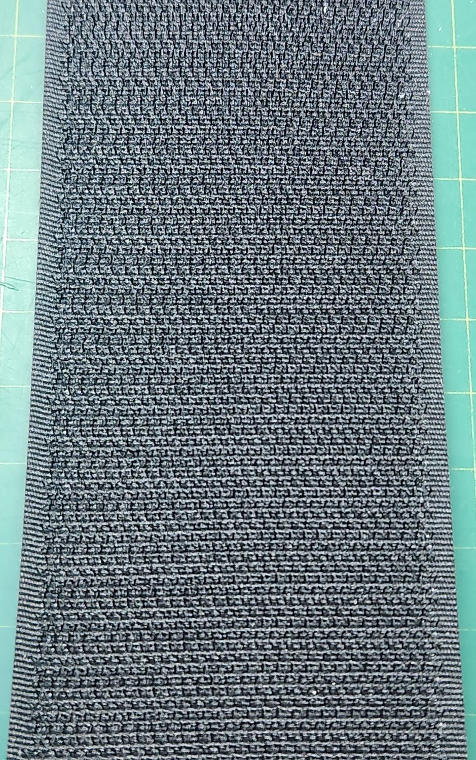 Black 50mm Wide Velcro Hook Sew In, Per Metre