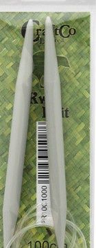 Kwik Knit Fixed Circular Aluminium Needle 100cm long - 5.00mm