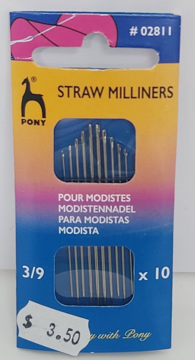 Straw Milliners 3/9 Needles