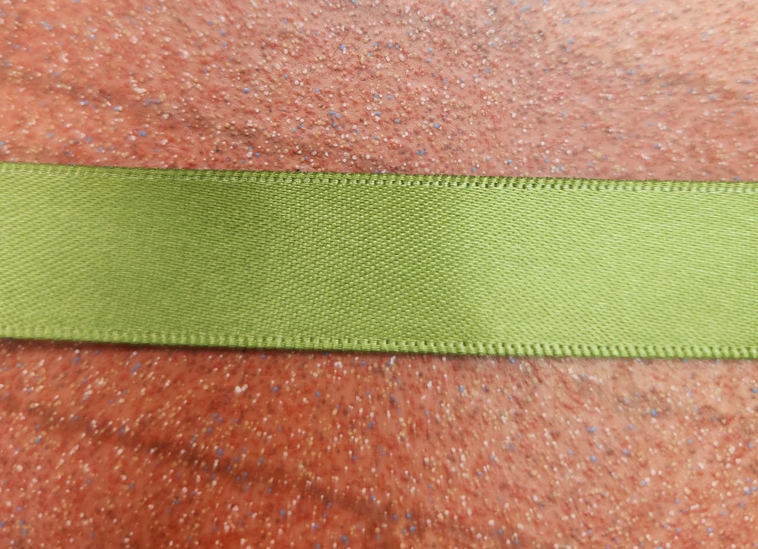 Green Satin Ribbon 16mm  per metre