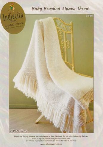 Baby Brushed Alpaca Yarn 14ply Blanket Pattern