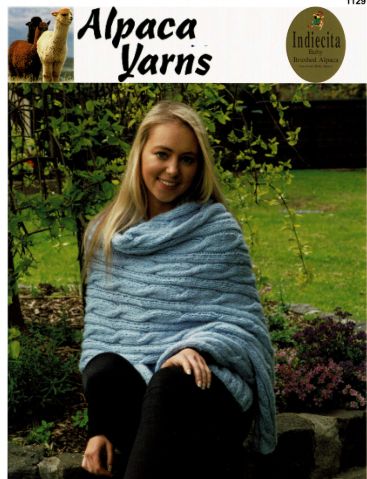 Alpaca Yarns Pattern - Cable Wrap 14ply 1129
