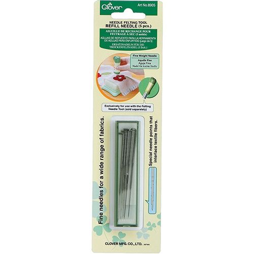 Clover Needle Felting Tool Refill 5 pieces