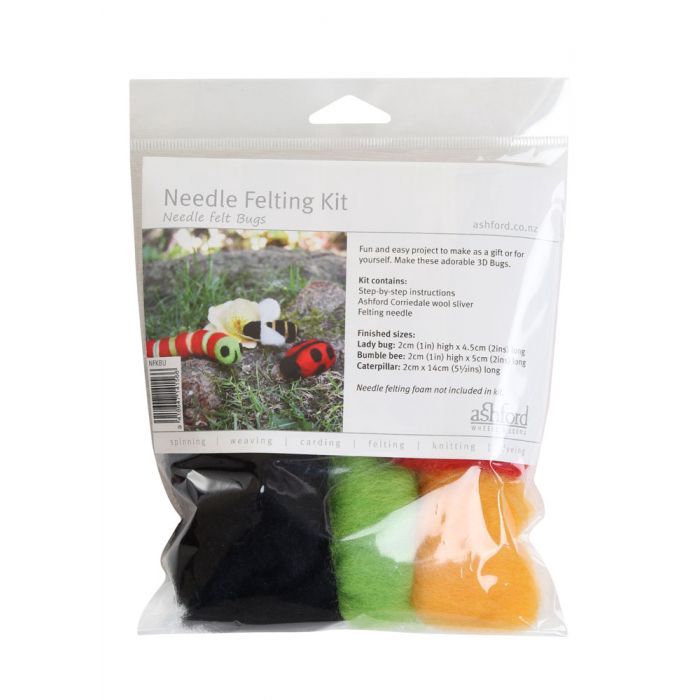 Ashford Needle Felting Kit Bugs