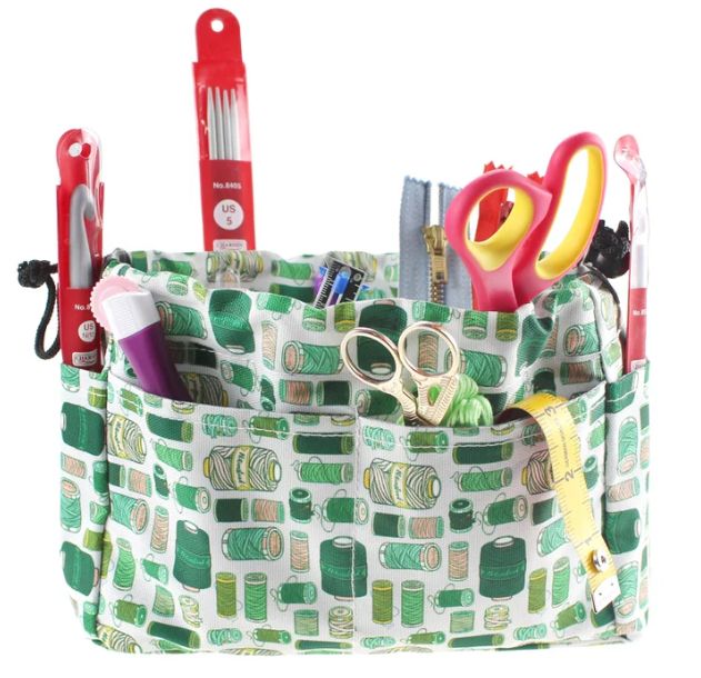 Craft Organiser Green Bag