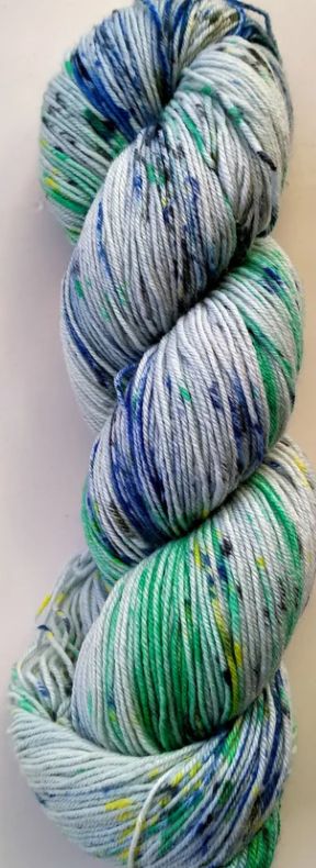 CW Hand Painted Sock Yarn Hank Colour 351