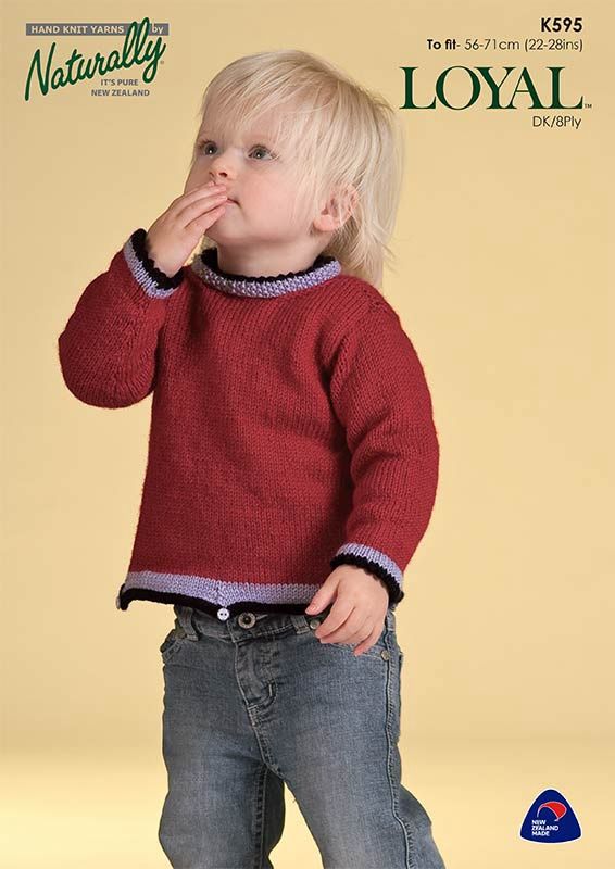 Naturally Loyal 8ply Pattern - Sweater K595