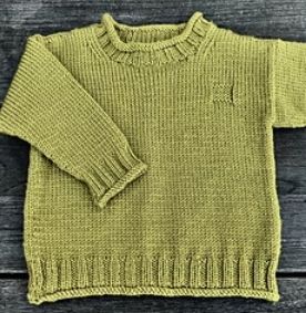 Kiwi Stitch &amp; Knit Rolled Edge Jumper 8ply