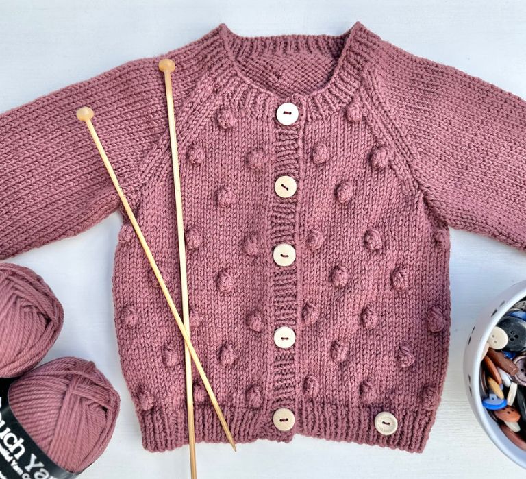 Touch Yarns Pattern #118 April Cardigan 8ply
