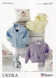 UKHKA Pattern 135 8ply Cardi and Jacket